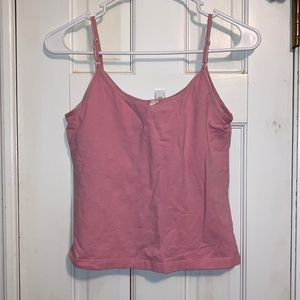 Body Bleu Pink Cropped Tank Top